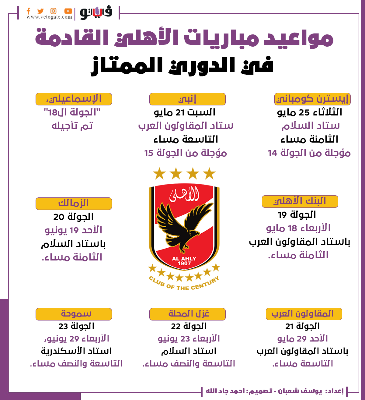 موعد مباراة الاهلى القادمة: كل ما تحتاج معرفته