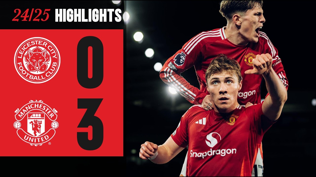 تحليل مباراة ليستر سيتي ضد مانشستر يونايتد