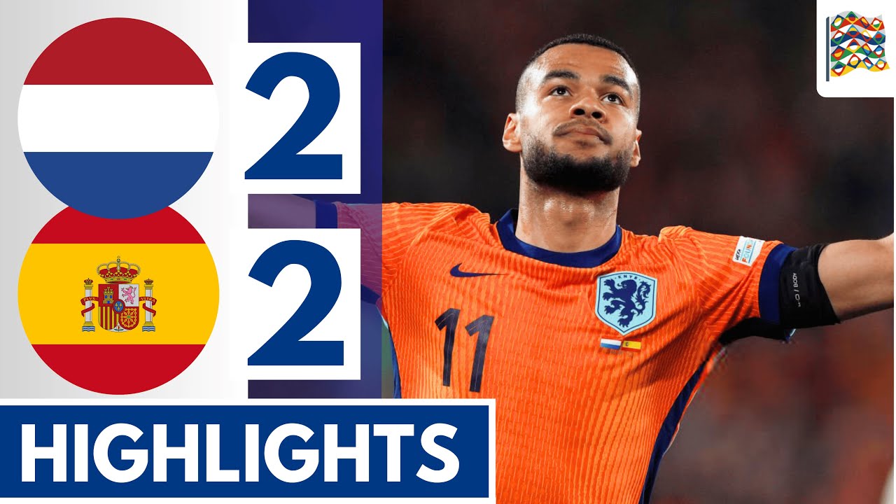 أبرز أحداث مباراة إسبانيا وهولندا