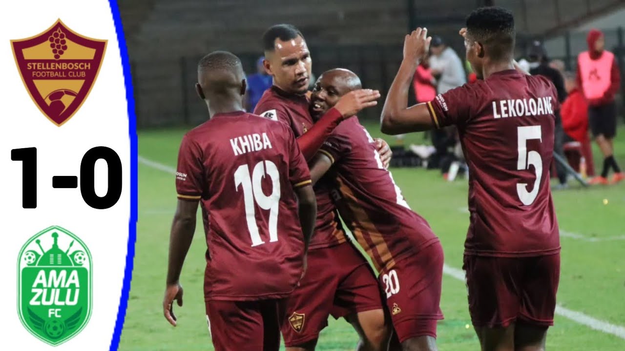 مقارنة بين Stellenbosch و AmaZulu: الأفضل في الدوري الجنوب إفريقي