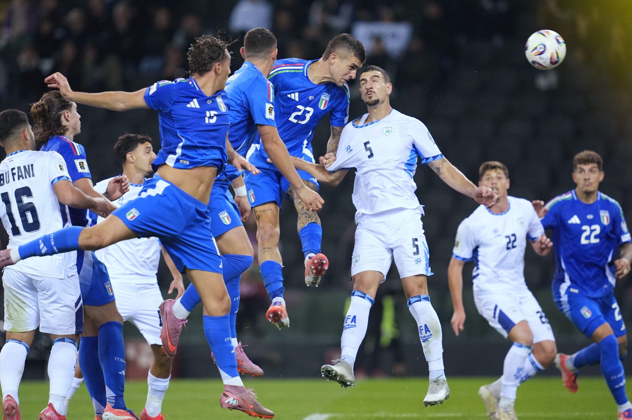 أحداث مباراة إيطاليا ضد إسرائيل وتأثيرها