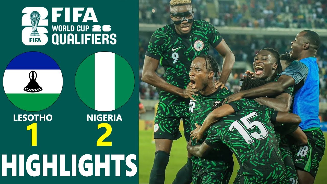 مباراة ليسوتو ضد نيجيريا: التحدي الأفريقي