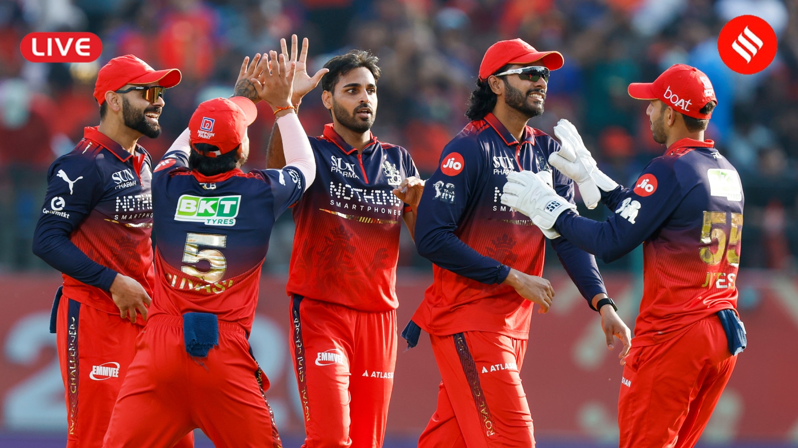 RCB vs PBKS: رويال تشالنجرز بنغالورو تحسم القمة وتبلغ البلاي أوف
